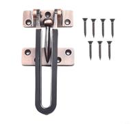 Loquet de porte de sécurité amélioré en alliage de zinc robuste pour votre tranquillité d'esprit (bronze rouge)