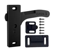 Loquet de porte d'écran de camping-car, réglable, 1 ensemble, kit de rechange de poignée droite, fermoir de porte moustiquaire de remorque, pratique et fiable, pour camping, remorque de cargaison