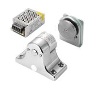 Loquet De Porte Électromagnétique Efficace Dispositif De Retenue D'aimant De Porte Coupe-feu Résistant À La Pour Les Appartements Et Les Locaux Commerciaux Dispositif De Sécurité Incendie