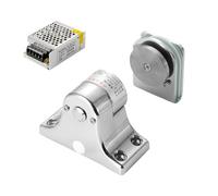 Loquet De Porte Électromagnétique Efficace Dispositif De Retenue D'aimant De Porte Coupe-feu Résistant À La Pour Les Appartements Et Les Locaux Commerciaux Dispositif De Sécurité Incendie