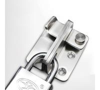 Loquet de porte en acier inoxydable, sans perçage, verrou de sécurité anti-violence, anti-explosion pour bureau à domicile