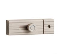 Loquet de porte en alliage avec mécanisme de verrouillage innovant et visibilité dans des conditions de faible luminosité (gris foncé)