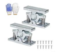 Loquet de porte en alliage de zinc pour camping-cars, remorques et bateaux avec double système de ressort à rouleau pour une performance de verrouillage et de libération répétés (2 - alliage de zinc)