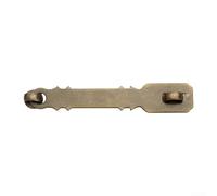 Loquet de porte en laiton antique, loquet de placard en cuivre massif avec design chinois vintage, boulon de portail traditionnel de 15 cm pour portes en bois et jardin, vis de montage incluses
