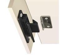 Loquet de porte extérieure pour camping-car, ABS et nylon avec dimensions de 67 x 24 x 22 mm, butée de porte blanche ou noire pour remorques, bus, véhicules utilitaires