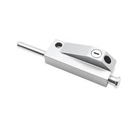 Loquet De Porte Framed Spring Revolving Door Latch Lock Open Mounted Stainless(Silver B)