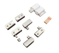 Loquet de porte magnétique en acier inoxydable double porte sans perçage | Forte attraction magnétique, fermeture de porte serrée, pas d'espace, installation sans trou, utilisation à une seule porte