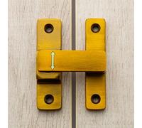 Loquet de porte phosphorescent fabriqué à partir d'alliage de zinc pour plus de durabilité réglable à 90 à 180 degrés pour plusieurs portes (bronze jaune)