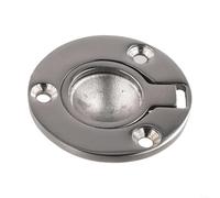 Loquet de porte pour bateau - Anneau de traction en acier inoxydable 316 de qualité marine - Convient pour diverses conditions d'eau (50 x 50 mm)