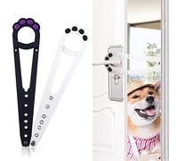Loquet de Porte pour Chat,2 Pièces Alternative à la porte pour animal Loquet de Porte Door,pour Laisser Entrer Les Chats Empêcher Le Chien d'Entrer