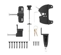 Loquet de Porte pour Clôture Extérieure - Verrous Automatiques pour Portails - Solution Intimité Et Sécurité Quincaillerie Robust Pour Piscine Ferme Jardin Terrasse Extérieur
