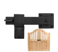 Loquet de porte pour porte coulissante, loquet de porte de poulailler | Serrure de porte de ferme en acier au carbone | Verrou de porte résistant à l'usure, ferrures de verrouillage de loquet