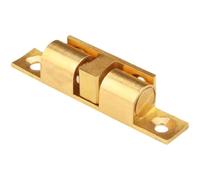 Loquet De Porte Pure Copper Wardrobe Door Stops, Tapered Spring Lock Clips, Zinc Alloy Cabinet Doors, Tapered Hardware Snap Accessories(Copper40mm-2pcs)