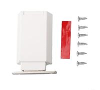Loquet de porte robuste à pousser pour portes cachées, loquet invisible pour armoires de cuisine et tiroirs, charge jusqu'à 125 kg, blanc ou noir (plastique blanc)