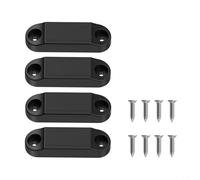 Loquet de porte sécurisé pour bagages de camping-car pour zones de stockage externes, conçu pour une durabilité à long terme en extérieur (noir)