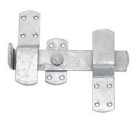 Loquet de porte stable galvanisé robuste - Loquet de portail durable pour granges, écuries et portails de ferme - Résistant à la rouille, facile à installer