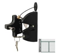 Loquet De Portillon Pour Clôture, Automatique - Solution Intimité Et Sécurité Quincaillerie Robust Pour Piscine Ferme Jardin Terrasse Extérieur