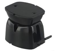 Loquet de retenue de porte de caravane pour camping-cars, camping-cars et remorques - Butée de porte en nylon avec mécanisme à levier sécurisé, blanc ou noir (lot de 1) (1 pièce) (1 pièce)