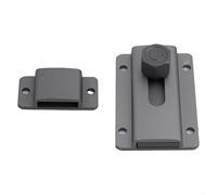 Loquet de sécurité robuste en alliage d'aluminium pour un mécanisme de verrouillage amélioré (gris)