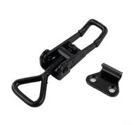 Loquet de serrage réglable pour poignée moins de boîtes et armoires en acier noir avec capacité de charge de 100 kg Gh-4001 Fixation rapide pour portes, casiers, véhicules industriels