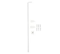 Loquet de sol de porte en acier allié, tige de chute robuste de 36 pouces pour clôtures en bois et métal, sécurité anti-vent