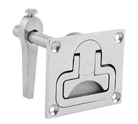 Loquet de trappe de boucle de plancher de qualité marine, poignée de tirage de trappe de traction affleurante de bateau d'acier inoxydable, loquet de came exquis résistant à la corrosion pour bateau/m