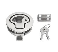 Loquet de trappe de porte de bateau en acier inoxydable 316, mécanisme de verrouillage à tirette affleurante pour la sécurité des véhicules récréatifs et de la maison