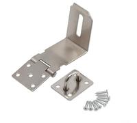 Loquet de verrouillage à 90 degrés et agrafe fiable en acier inoxydable pour portes et abris de jardin (12,7 cm)