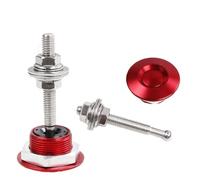 Loquet de verrouillage à bouton poussoir en aluminium pour capot de voiture, camion, SUV, pour broche universelle de capot avec acier inoxydable, finition anodisée noire