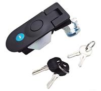 Loquet de verrouillage à compression, pour remorque de camping-car, boîte à outils et caravane avec bouton poussoir pour dissuasion contre le vol (67 mm)