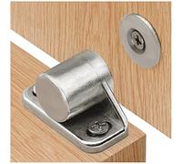 Loquet Magnetique Aimant porte Placard Sunivaca 4 Pièces Argent Loquets Magnétiques Avec Des Vis Aimant Fermeture Meuble Aimant Puissant pour Porte Coulissante Tiroirs Fenêtre Aimanté Armoire