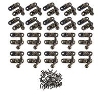 Loquet Pivotant Vintage en Fer 20 Pièces pour Boîte en Bois