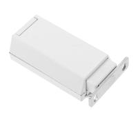 Loquet Poussoir Invisible pour Armoire, Porte et Placard, Blanc | Quincaillerie à Ouverture par Pression, Fer et Plastique, Design Discret, pour Tiroirs sans Poignée, Bureaux