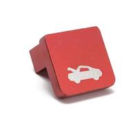 Loquet verrouillage capot Compatible Avec Civic 1996-2011 EPSW9611 Kit De Réparation De Poignée De Déverrouillage De Capot En Aluminium Billette, Verrouillage Du Capot Moteur(Red)