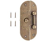 Loquet Vintage Ancien de Bois en Cuivre Style, Boîte | Pratique et Simple à Installer, Solide et Élégant, pour Réparer ou Créer une Jolie Boîte