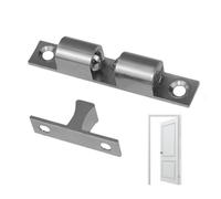 Loqueteau à billes pour porte d'armoire, fermeture à bille à double rouleau en laiton, fermeture à bille pour porte d'armoire, matériel de porte d'armoire, boucle en cuivre pour meubles, armoire,