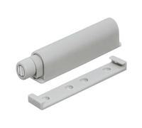 Loqueteau à pression en plastique avec accrochage magnétique couleur grise - HAFELE - 356.01.550
