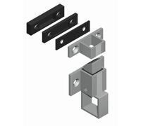 Loqueteau pour châssis aluminium finition argent - - argent anodisé