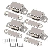 Loqueteau magnétique avec clous, aimants pour portes d'armoire, fermeture magnétique pour placard, aimant pour porte d'armoire, aimant pour fermeture de porte, aimant pour porte d'armoire, aimants