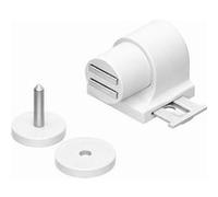 Loqueteau magnétique MONIN FA 30 réglable 3kg blanc mat 231 210 blanc mat avec inserts métalliques