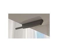 Loqueteau pousse lâche sur embase renforcé - Décor : Anthracite - Sortie piston : 37 mm - ITALIANA FERRAMENTA