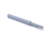 Loquets à bille pour portes intérieures, Loquets d'armoire Butée de porte magnétique Ferme-tiroir Amortisseur silencieux et doux Système d'ouverture par poussée Quincaillerie for meubles(Grey)