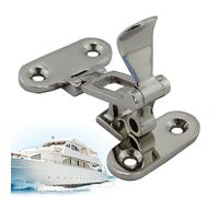 Loquets Anti-cliquetis pour Bateau - 11 x 5 x 2 cm | à Bascule en Acier Inoxydable | Pince à Bascule Marine | Fixation de Yacht de Bateau | Anti-cliquetis Poli avec vis pour Une