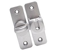 Loquets de porte polyvalents en alliage d'aluminium robuste pour accessoires d'intérieur et fournitures de cuisine avec boucles simples