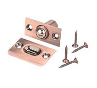 Loquets de porte réglables en forme de boule - Rose - 3,6 x 5,4 cm