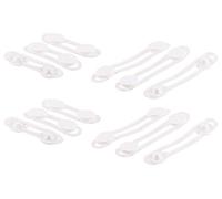 Loquets de sécurité adhésifs pour portes et tiroirs - Souples - x12 [AGT]