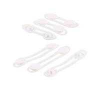 AGT Loquets de sécurité adhésifs pour Portes et tiroirs - Souples - x6