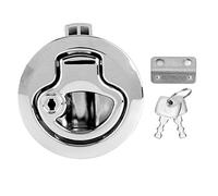 Loquets de Trappe de Bateau, Serrure Marine Loquet de Trappe de Bateau Verrou de Sécurité Anti-corrosion pour Fermeture de Camping-car avec Clés