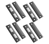 Loquets Magnétiques Armoires, 4 Pcs Aimant Porte Placard Ultra Mince, Loquets Aimant Adhésif avec 8 Adhésifs et 16 Vis pour Porte Coulissante Tiroirs Fenêtre Armoire