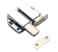 Loquets magnétiques for portes et placards, lot de 2. Loquet magnétique à pression for ouverture facile(Silver 1)